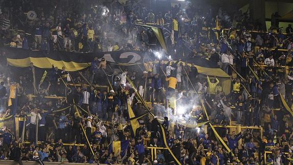 Aficionados de Boca Juniors. 