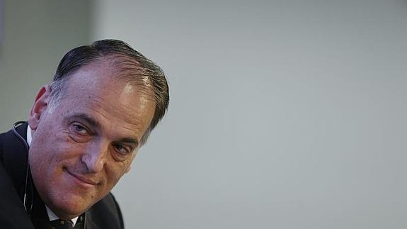 Javier Tebas, presidente de la LFP. 