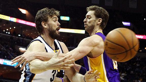 Marc y Pau Gasol. 