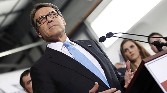 El candidato republicano Rick Perry, exgobernador de Texas.