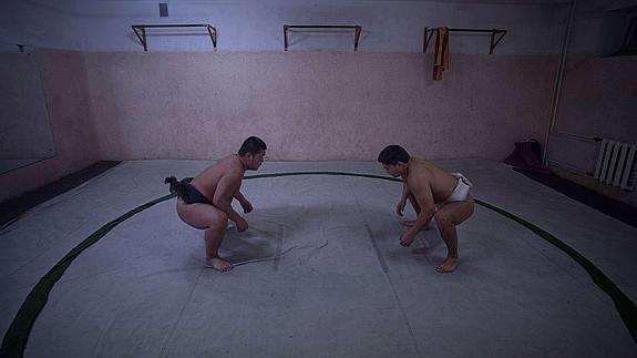 Entrenamiento de sumo. 