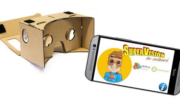 La 'app' sirve de lupa, gafas de realidad virtual y como gafas progresivas.