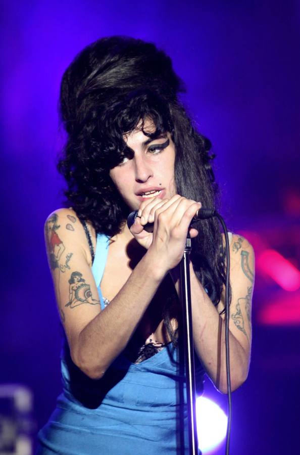 Amy Winehouse en el St. Lucia Jazz Festival, en 2009.