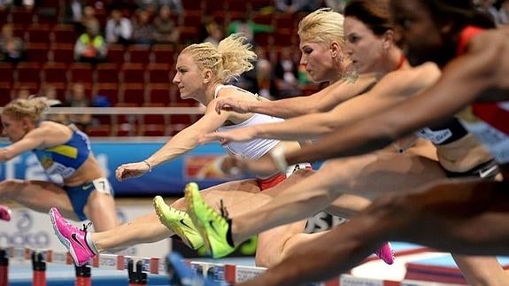 Atletas durante el pasado Mundial en Polonia. 