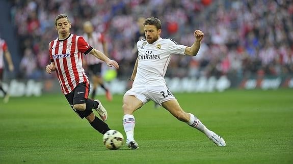 Illarramendi (d), en un partido de la pasada temporada. 