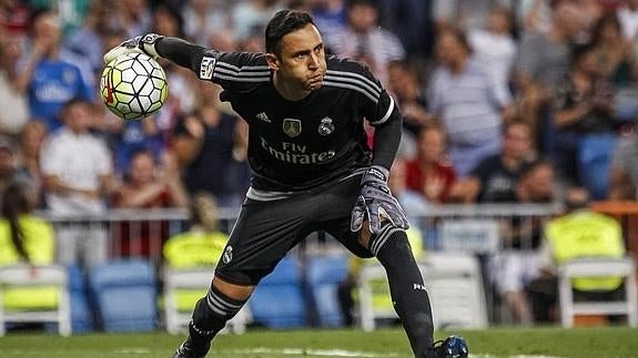 Keylor Navas, durante el partido contra el Betis. 