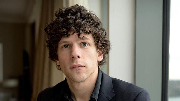 El actor neoyorquino Jesse Eisenberg.