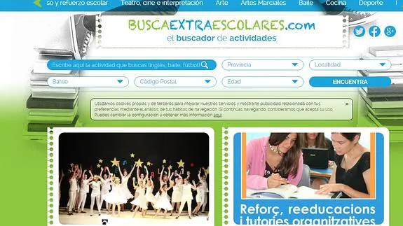 El buscador cuenta con 500 academias en su registro.