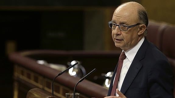 El ministro de Hacienda, Cristóbal Montoro.