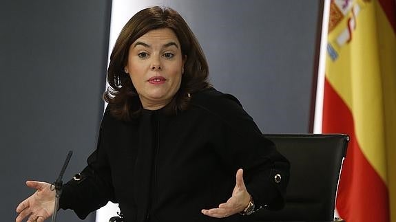 Soraya Sáenz de Santamaría.