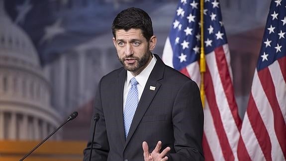 Paul Ryan, presidente de la Cámara de Representantes. 