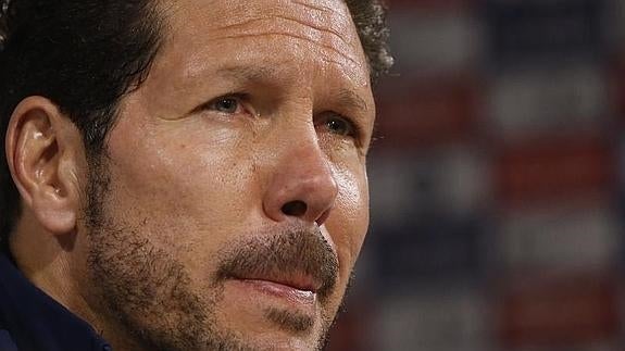 Diego Simeone, entrenador del Atlético de Madrid. 