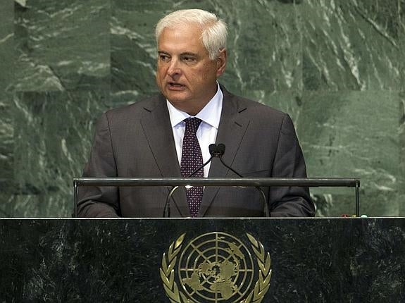El expresidente de Panamá Ricardo Martinelli. 