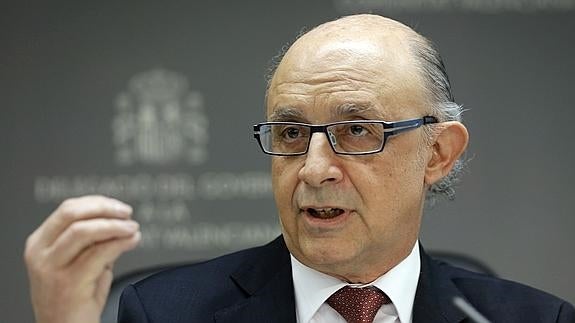 El ministro de Hacienda, Cristóbal Montoro.