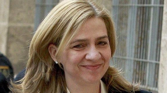 La infanta Cristina. 