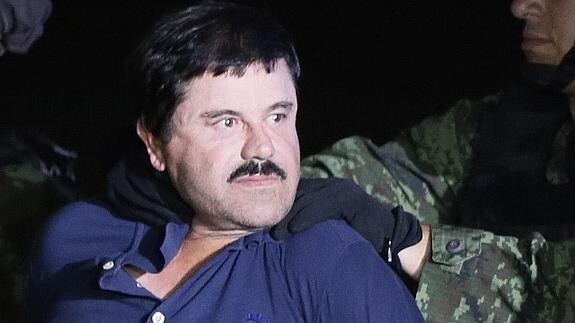 'El Chapo' Guzmán, tras ser capturado. 