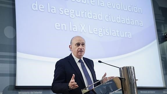 El ministro del Interior, Jorge Fernández Díaz.