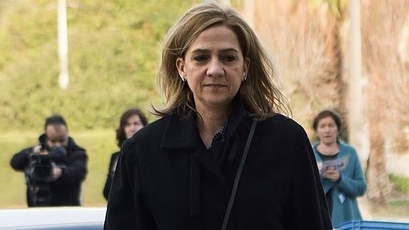 Cristina de Borbón. 