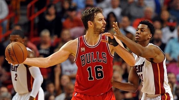 Pau Gasol, durante el partido. 