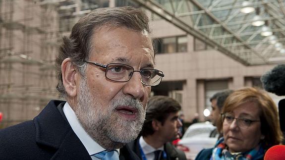 Mariano Rajoy, en Bruselas.
