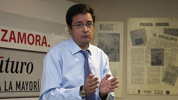 Óscar López, portavoz del PSOE en el Senado.