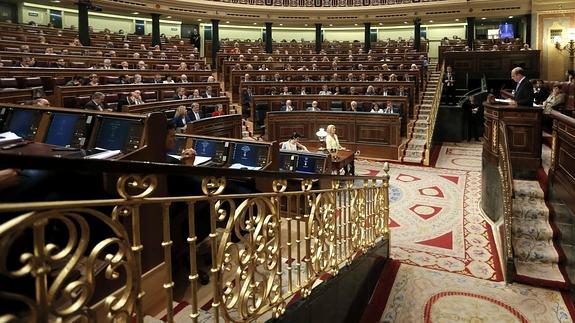 Vista general del Congreso de los Diputados.