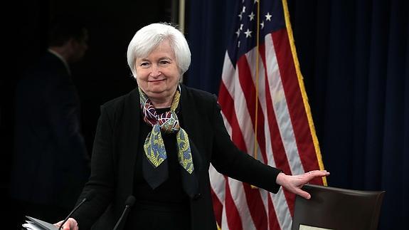 Janet Yellen, presidenta de la Reserva Federal.