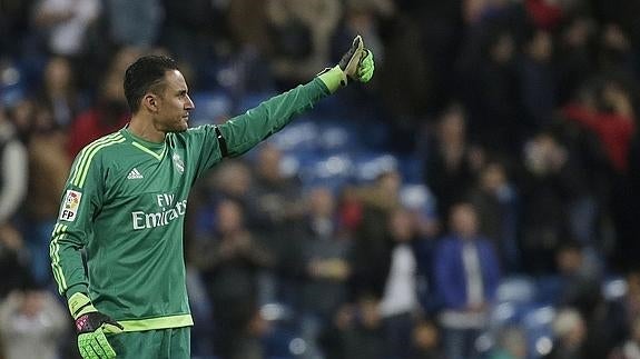 Keylor Navas, portero del Real Madrid. 