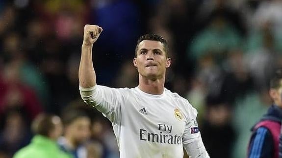 Cristiano Ronaldo celebra uno de sus goles. 