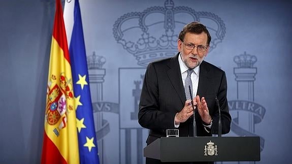 El presidente del Gobierno en funciones, Mariano Rajoy.