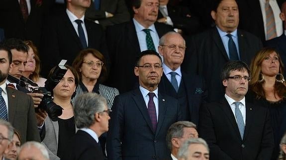 Bartomeu, durante la final de la Copa del Rey. 