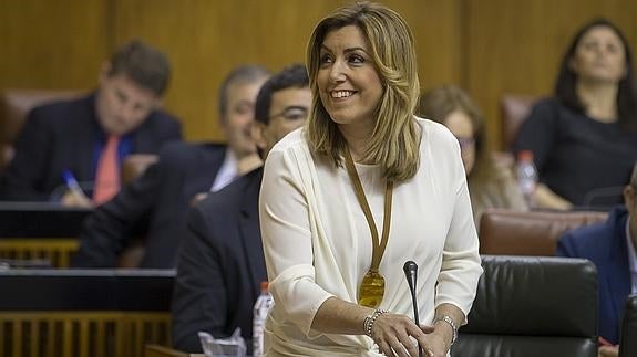 La presidenta de la Junta de Andalucía, Susana Díaz.