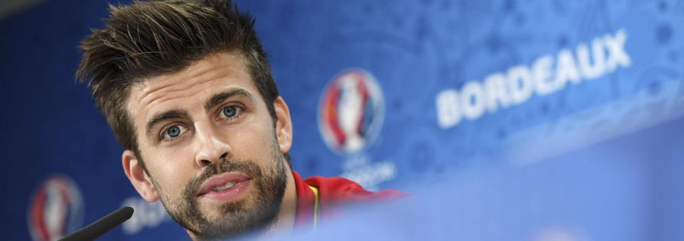 Gerard Piqué, en rueda de prensa