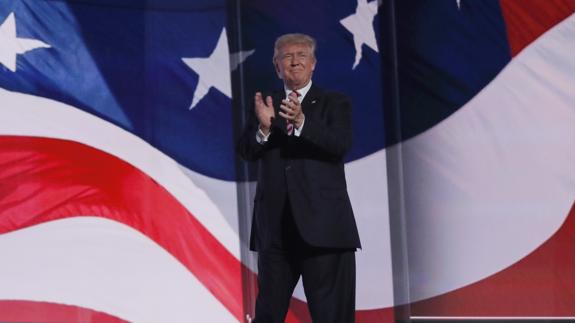 Donald Trump en la Convención Republicana.