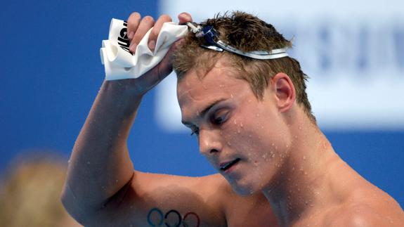 Vladimir Morozov, durante una prueba. 