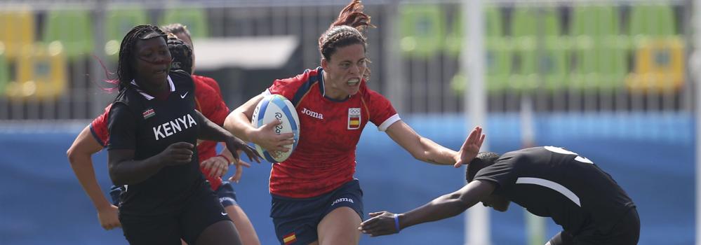 Las leonas se preparan antes del partido contra Australia. 