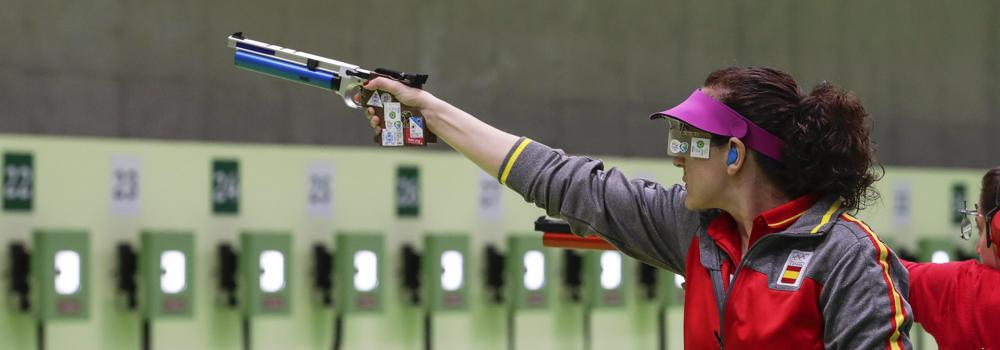 Sonia Franquet, durante la competición. 