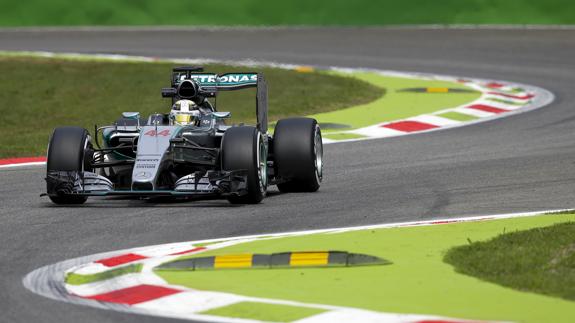 Lewis Hamilton, durante el GP de Italia del 2015. 