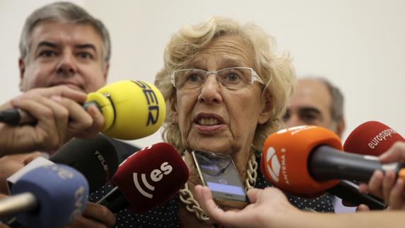 La alcaldesa de Madrid, Manuela Carmena. 