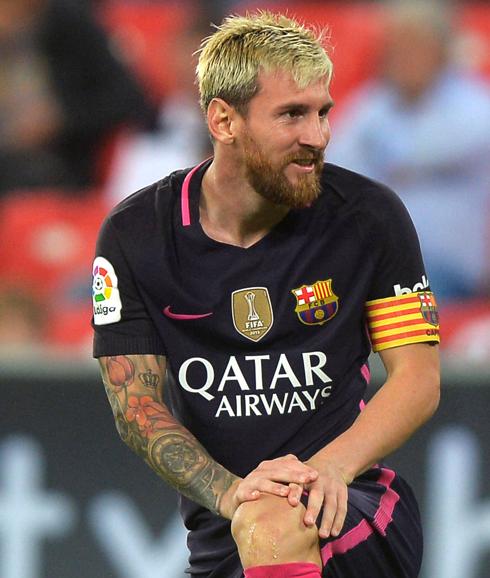 Lionel Messi, durante un partido. 