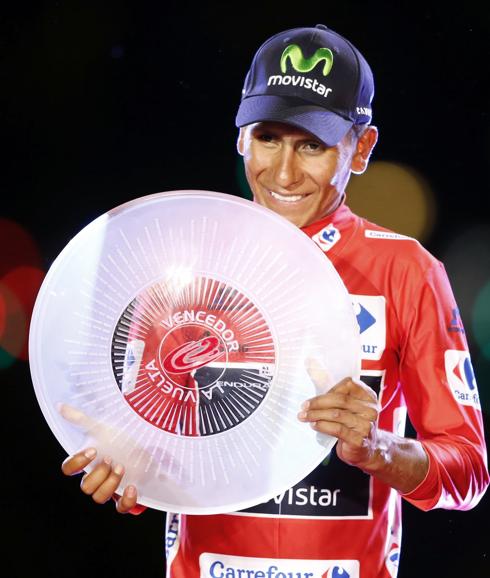 Nairo Quintana, ganador de la Vuelta 2016.