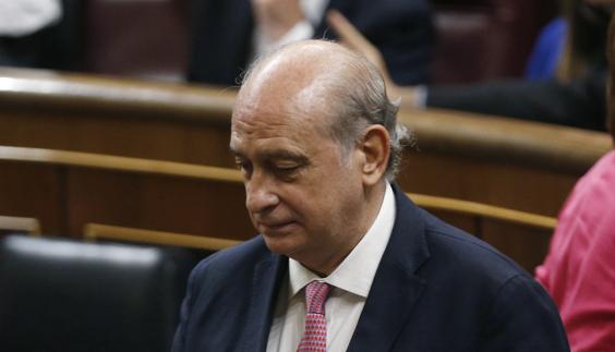 Jorge Fernández Díaz en el Congreso.