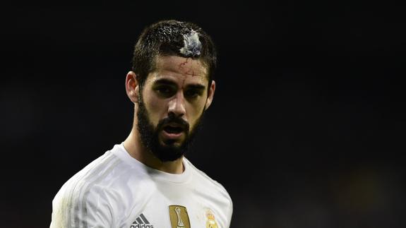 Isco durante un partido. 