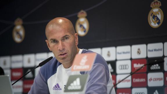 Zinedine Zidane, entrenador del Real Madrid. 