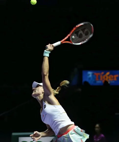 Angelique Kerber saca. 