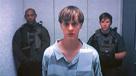 Dylann Roof, autor de la matanza racista en una iglesia de Charleston.