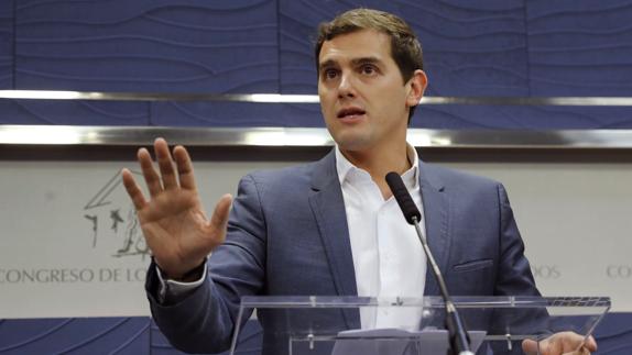 El presidente de Ciudadanos, Albert Rivera.