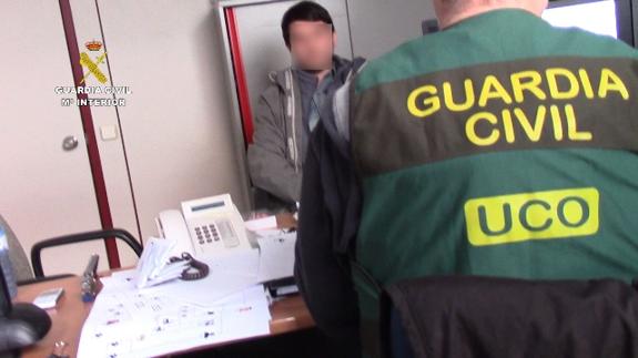 Imagen del detenido. 