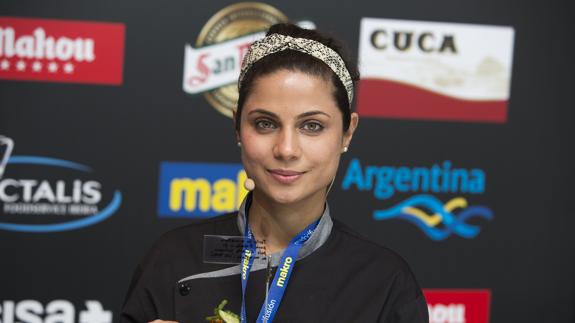 La chef india Nayab Siddiqui.