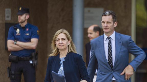 La infanta Cristina e Iñaki Urdangarin.